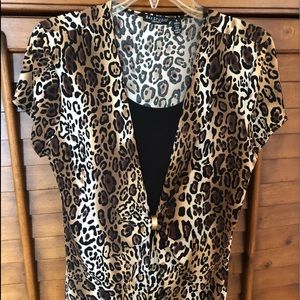 Leopard design top